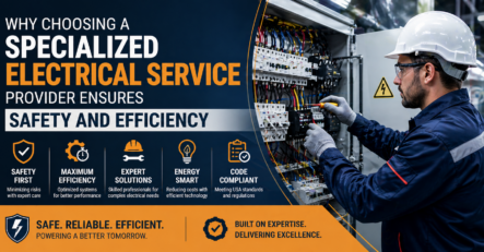 Why Choosing a Specialized Electrical Service Provider Ensures Safety and Efficiency